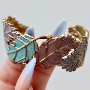 Esbe Sara Blaine Leaf Cuff Bracelet Fall 2014